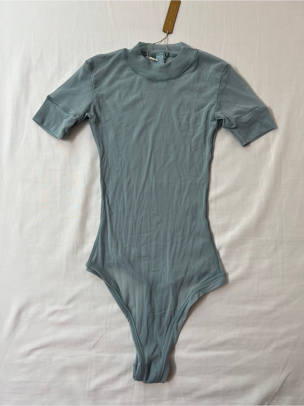 SKIMS Cotton Fleece Joggers + Summer Mesh Bodysuit Bundle - Picture 5 of 6
